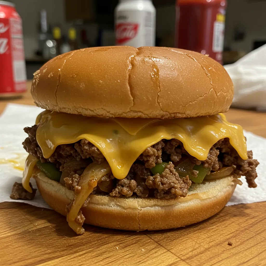 The Ultimate Philly Cheesesteak Sloppy Joes: Messy Comfort Food Perfection - tertiary view